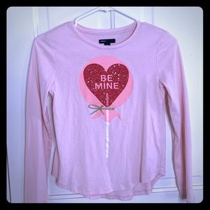 GAP girl Valentine XL tee